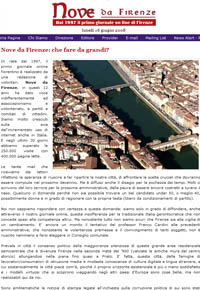 Quotidiano "Nove da Firenze"